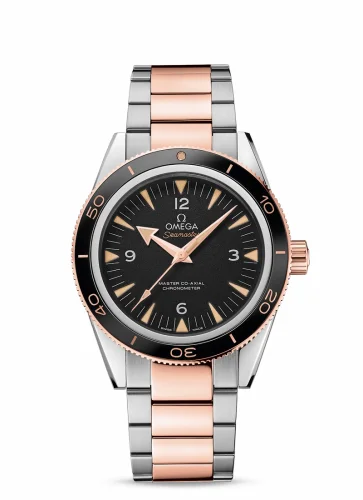 Omega Seamaster 300 Master Co-Axial Stainless Steel / Sedna Gold / Black / Bracelet 233.20.41.21.01.001 (23320412101001)